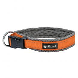Petlando Outdoor Halsband, orange - Größe M: 45 - 50 cm Halsumfang, 40 mm breit