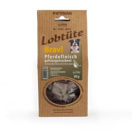 Petman Lobtüte Brav! Pferdefleisch - Sparpaket: 10 x 80 g