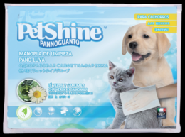 Petshine Reinigungshandschuh, Kamille Grüntee