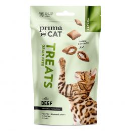 PrimaCat Crunchy Treats Anti-Hairball mit Rind - Sparpaket: 4 x 40 g