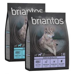 Probeangebot! Briantos Mix 1 kg Getreidefreie Rezeptur  -  Ente + Lachs
