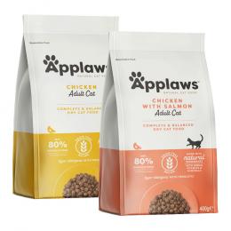 Angebot für Probiermix Applaws 2 x 400 g - Mix Huhn + Huhn/Lachs - Kategorie Katze / Katzenfutter trocken / Applaws / Applaws.  Lieferzeit: 1-2 Tage -  jetzt kaufen.