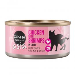 Angebot für Probiermix Cosma Asia in Jelly - Mixpaket 4: 4 Sorten (6 x 170 g) - Kategorie Katze / Katzenfutter nass / Cosma / Cosma Probierpakete.  Lieferzeit: 1-2 Tage -  jetzt kaufen.