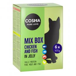 Angebot für Probiermix Cosma Original und Asia Frischebeutel 6 x 100 g - Cosma Original (6 x 100 g) - Kategorie Katze / Katzenfutter nass / Cosma / Cosma Probierpakete.  Lieferzeit: 1-2 Tage -  jetzt kaufen.