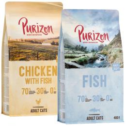 Probiermix Purizon 2 x 400 g  - Huhn & Fisch + Fisch