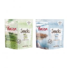 Probiermix Purizon Snacks 2 x 40 g  - Lamm mit Fisch / Fisch mit Rind
