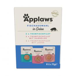 Probierpaket Applaws Pouch in Jelly Mix 24 x 70 g - Fischauswahl 1 (3 Sorten)