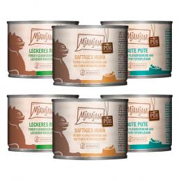 Angebot für Probierpaket MjAMjAM purer Fleischgenuss 6 x 200 g - Mixpaket (3 Sorten) - Kategorie Katze / Katzenfutter nass / MjAMjAM / Adult Pur.  Lieferzeit: 1-2 Tage -  jetzt kaufen.