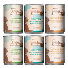 Probierpaket MjAMjAM purer Fleischgenuss 6 x 400 g - Mixpaket (3 Sorten)