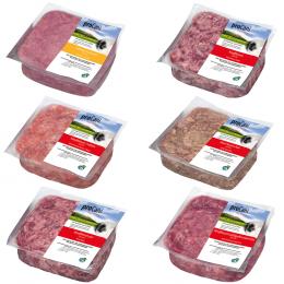proCani BARF-Paket Rind & Geflügel - 50 x 500 g