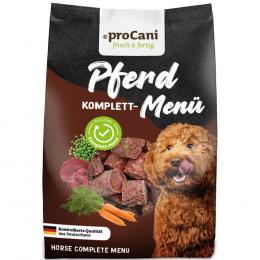 proCani frisch & fertig Pferd Komplett-Menü Nuggets - 8 x 750 g