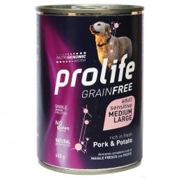 Prolife Dog Wet Sensitive Schwein - 24 x 400 g