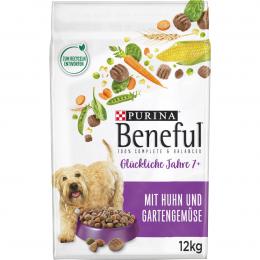 PURINA BENEFUL Glückliche Jahre 7+, Huhn und Gemüse 12 kg