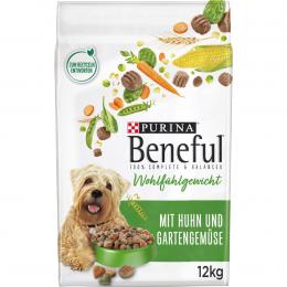 PURINA BENEFUL Wohlfühlgewicht, Huhn und Gemüse 12 kg