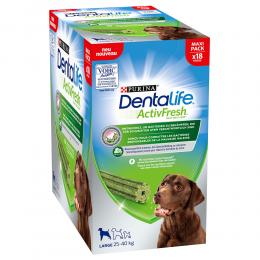 Purina Dentalife Active Fresh Tägliche Zahnpflege-Snacks für große Hunde - 18 Sticks