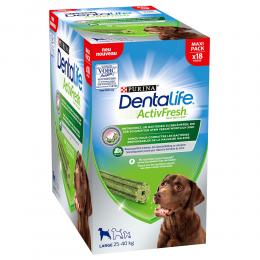 PURINA Dentalife Active Fresh Tägliche Zahnpflege-Snacks für große Hunde - 18 Sticks