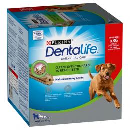 PURINA Dentalife Tägliche Zahnpflege-Snacks für große Hunde (25-40 kg) - 36 Sticks  (12 x 106 g)