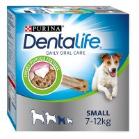 PURINA Dentalife Tägliche Zahnpflege-Snacks für kleine Hunde (7-12 kg) - 30 Sticks (10 x 49 g)