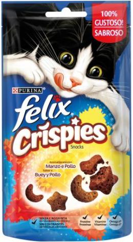 Purina Felix Crispies Von Rindfleisch Und Huhn 45 Gr