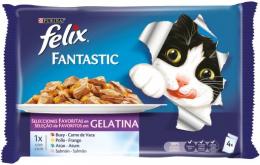 Purina Felix Multipack  Fantastic Auswahl  Favoriten In Gelatine 12X8