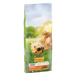 Purina FRISKIES Balance Hund mit Huhn, Rind und Gemüse - Sparpaket: 2 x 12 kg