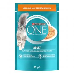 PURINA ONE Adult - Huhn/grüne Bohnen (26 x 85 g)