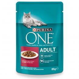 PURINA ONE Adult in Sauce Rind 26x85g