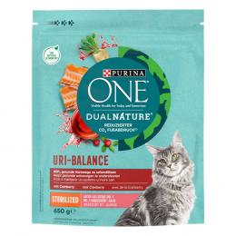 PURINA ONE Dual Nature Sterilized mit Lachs & Preiselbeeren - 650 g