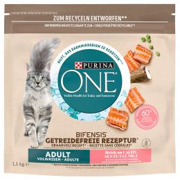 Angebot für PURINA ONE Grain Free Adult Lachs - 1,1 kg - Kategorie Katze / Katzenfutter trocken / PURINA ONE / PURINA ONE Grain Free.  Lieferzeit: 1-2 Tage -  jetzt kaufen.