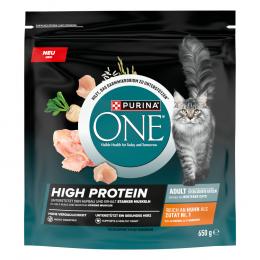 PURINA ONE High Protein Huhn - Sparpaket: 3 x 650 g