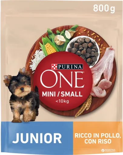 Purina One Ich Denke, Mini Dog Junior Huhn Und Reis 800 Gr
