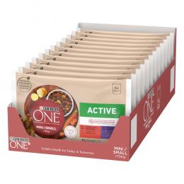 Purina ONE Mini Active Rind & Ente - Sparpaket: 8 x 85 g
