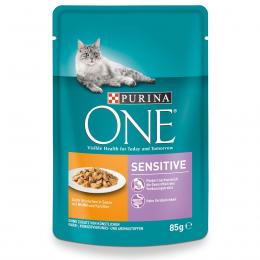 PURINA ONE SENSITIVE in Sauce Huhn 26x85g