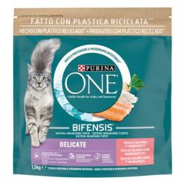Purina One Sensitive Lachs & Reis Katzenfutter 1,5 Kg