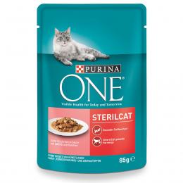 PURINA ONE STERILCAT in Sauce Lachs 26x85g