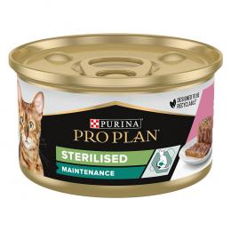 PURINA PRO PLAN Cat Sterilised Maintenance - Thunfisch & Lachs (24 x 85 g)