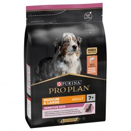 PURINA PRO PLAN Medium & Large Adult 7+ Sensitive Skin - Sparpaket: 2 x 3 kg