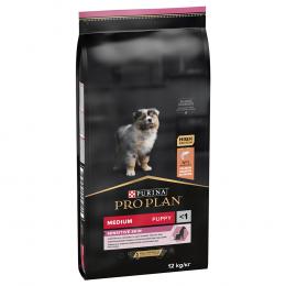 PURINA PRO PLAN Medium Puppy Sensitive Skin - Sparpaket: 2 x 12 kg