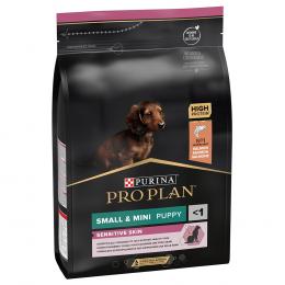 PURINA PRO PLAN Small & Mini Puppy Sensitive Skin - Sparpaket: 3 x 3 kg