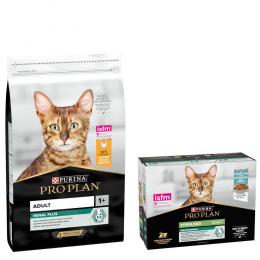PURINA PRO PLAN Trockenfutter + 10 x 85 g Sterilised Adult Maintenance gratis!  - 10 kg Adult Renal Plus reich an Huhn