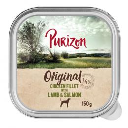 Purizon 24 x 150 g - Hühnerfilet mit Lamm & Lachs