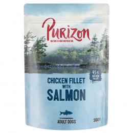 Purizon Adult 6 x 300 g  - Hühnerfilet mit Lachs mit Spinat & Kokos