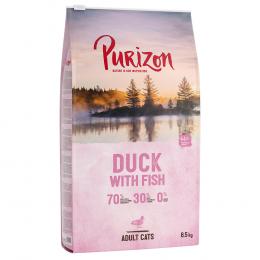 Purizon Adult Ente mit Fisch - getreidefrei - Sparpaket 2 x 6,5 kg