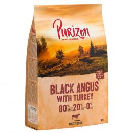 Purizon Black-Angus-Rind mit Truthahn Adult - getreidefrei - 1 kg