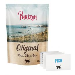 Purizon Cat Adult Fisch - Original Daily 65% - Sparpaket: 2 x 2 kg