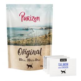 Purizon Kitten Lachs mit Huhn - getreidefrei - NEU: 2 kg