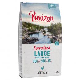 Purizon Large Adult Huhn & Fisch - getreidefrei  - Sparpaket 2 x 6,5 kg