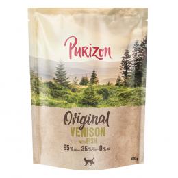 Purizon Original Hirsch mit Fisch - getreidefrei - 400 g NEU