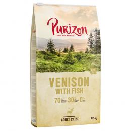 Purizon Original Hirsch mit Fisch - getreidefrei - 6,5 kg