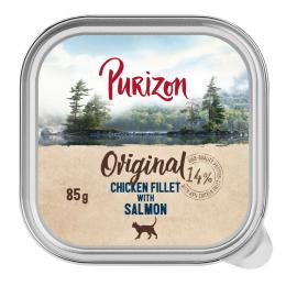 Purizon Original Schalen 24 x 85 g - Hühnerfilet mit Lachs